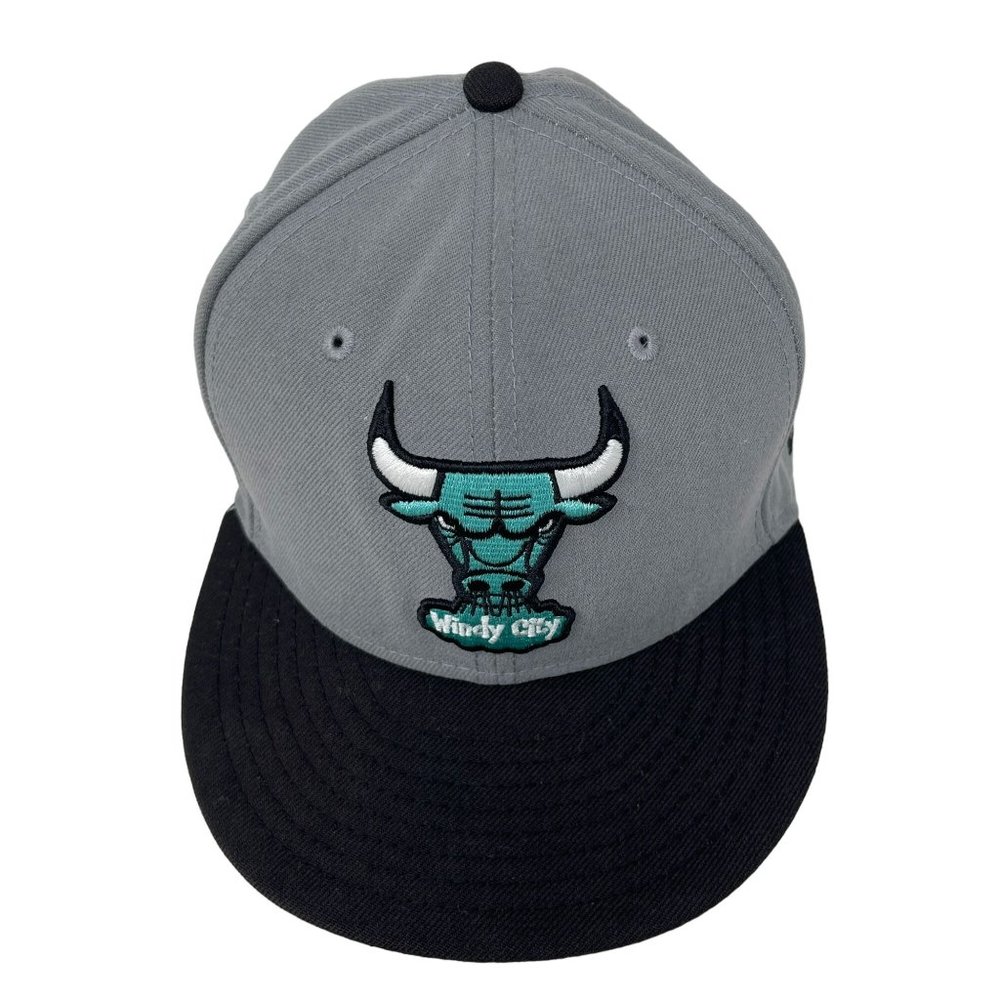 New Era Chicago Bulls Windy City 9Fifty Snapback Cap Hat Mens Adjustable Grey Te
